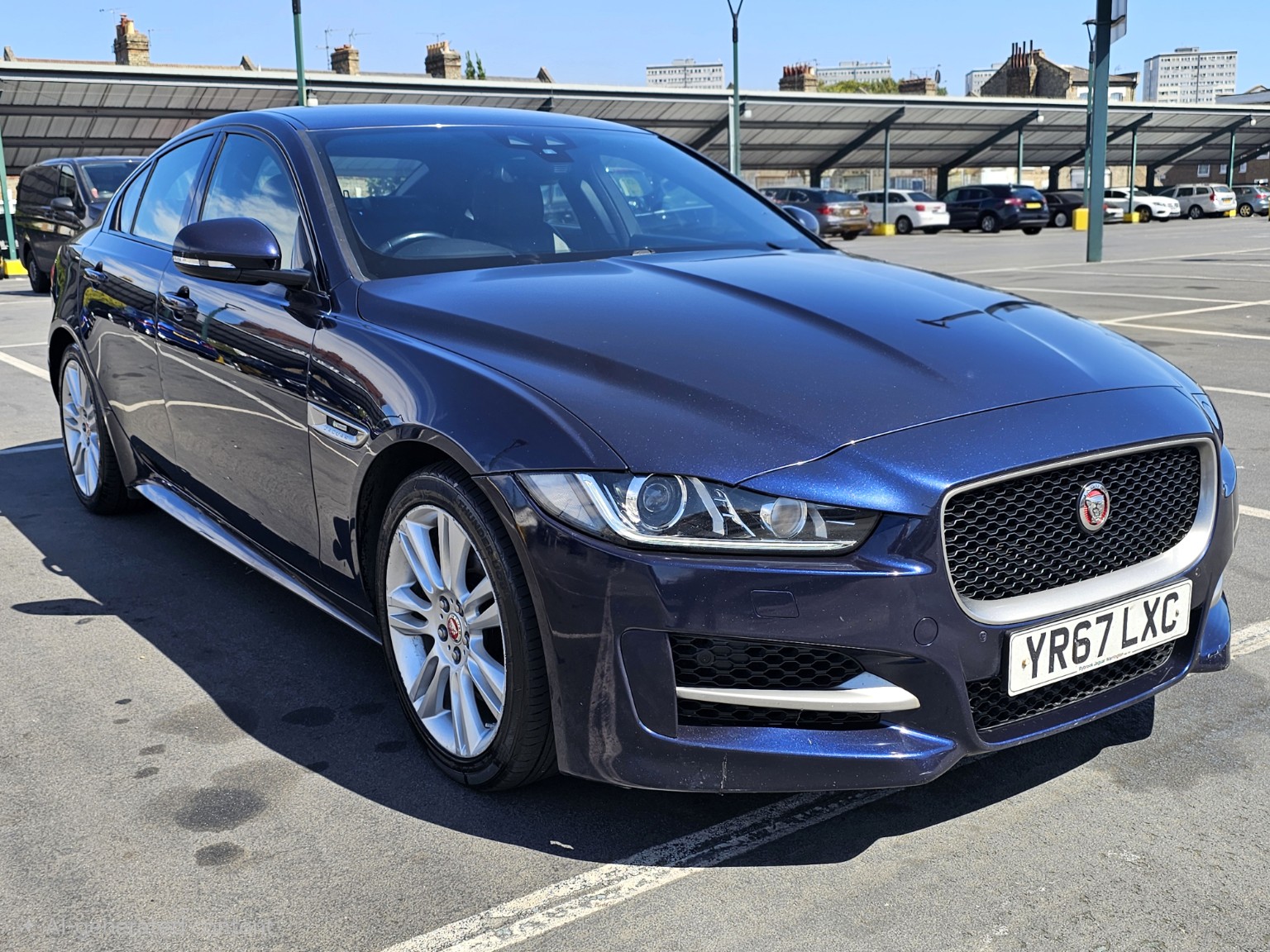 2018 blue Jaguar XE R-Sport YR67 LXC